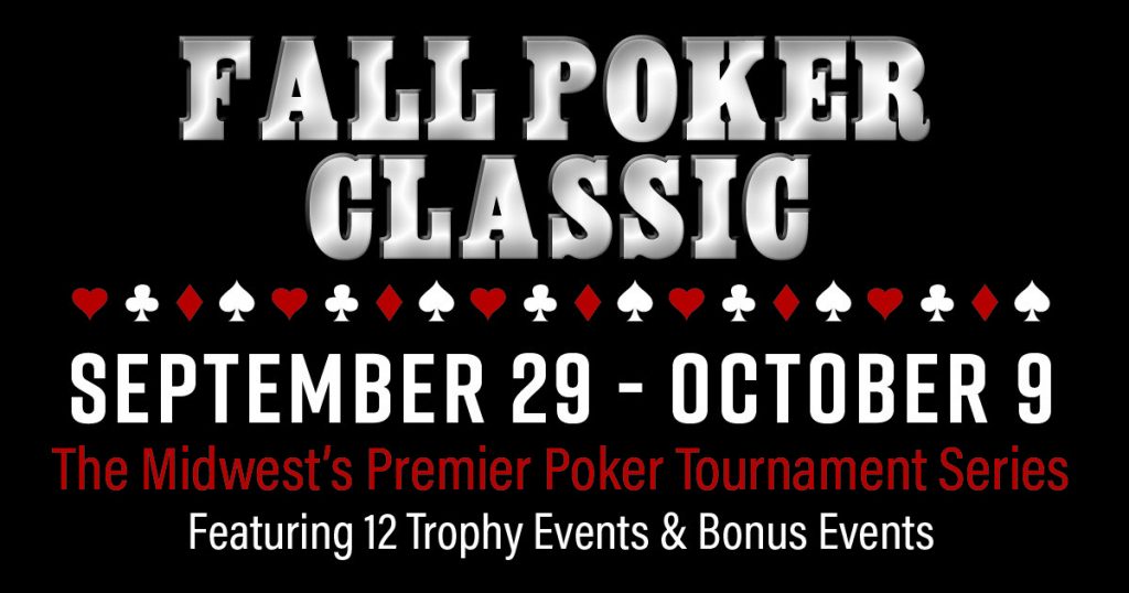 Fall Poker Classic Returns to Canterbury Park The Hendon Mob